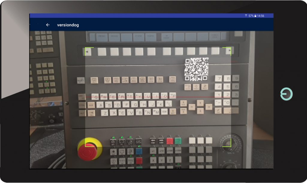 App zur Digitalisierung des Datenmanagements 3 Bild 3 Screen phone QR code scan
