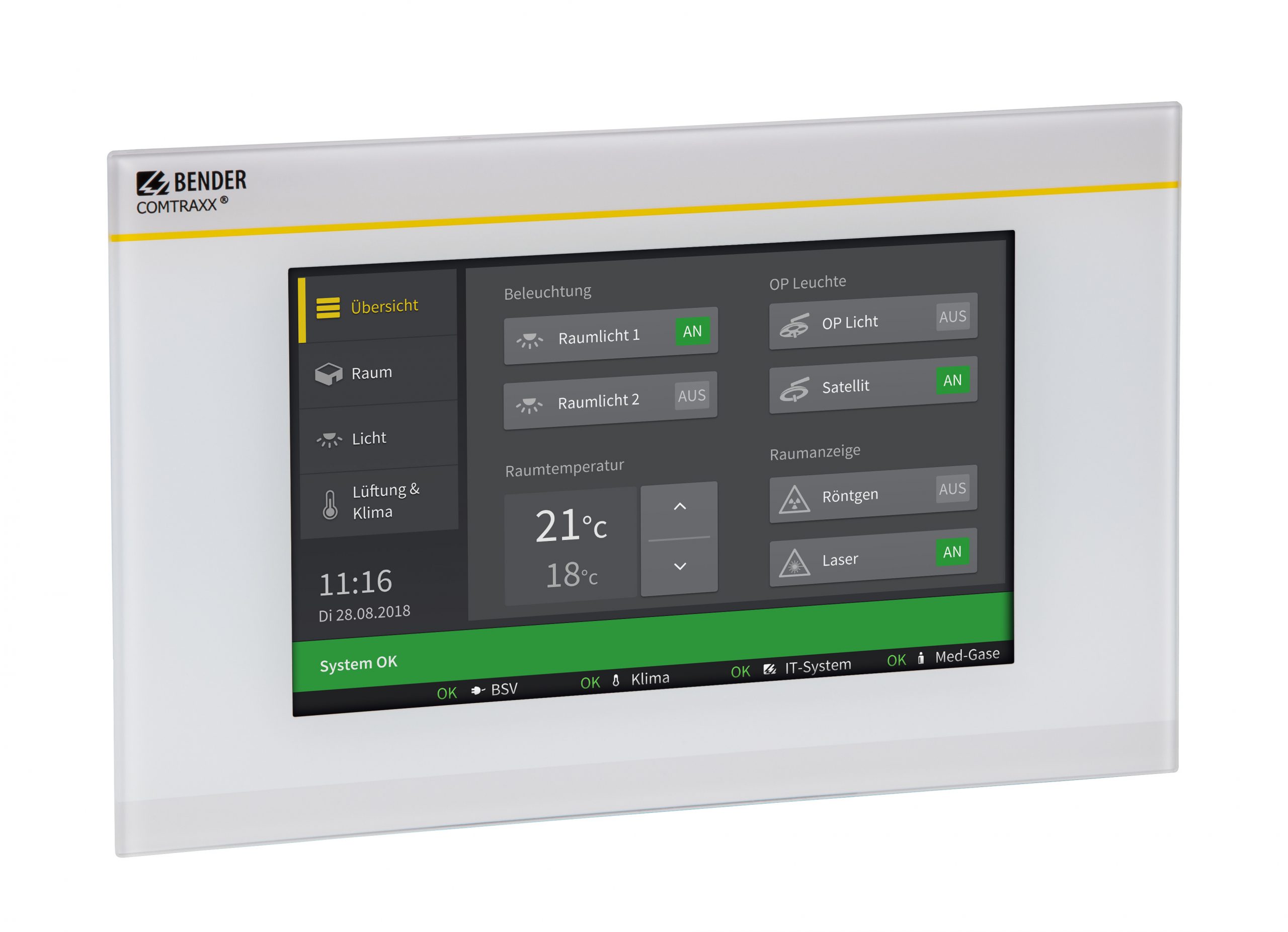 Neue Melde-und Bedien-Tableaus