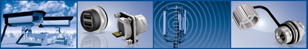 Steckverbinderserie mit Echtzeitdatenübertragung 1 Cat6A Dualport mit Applikationen Druck