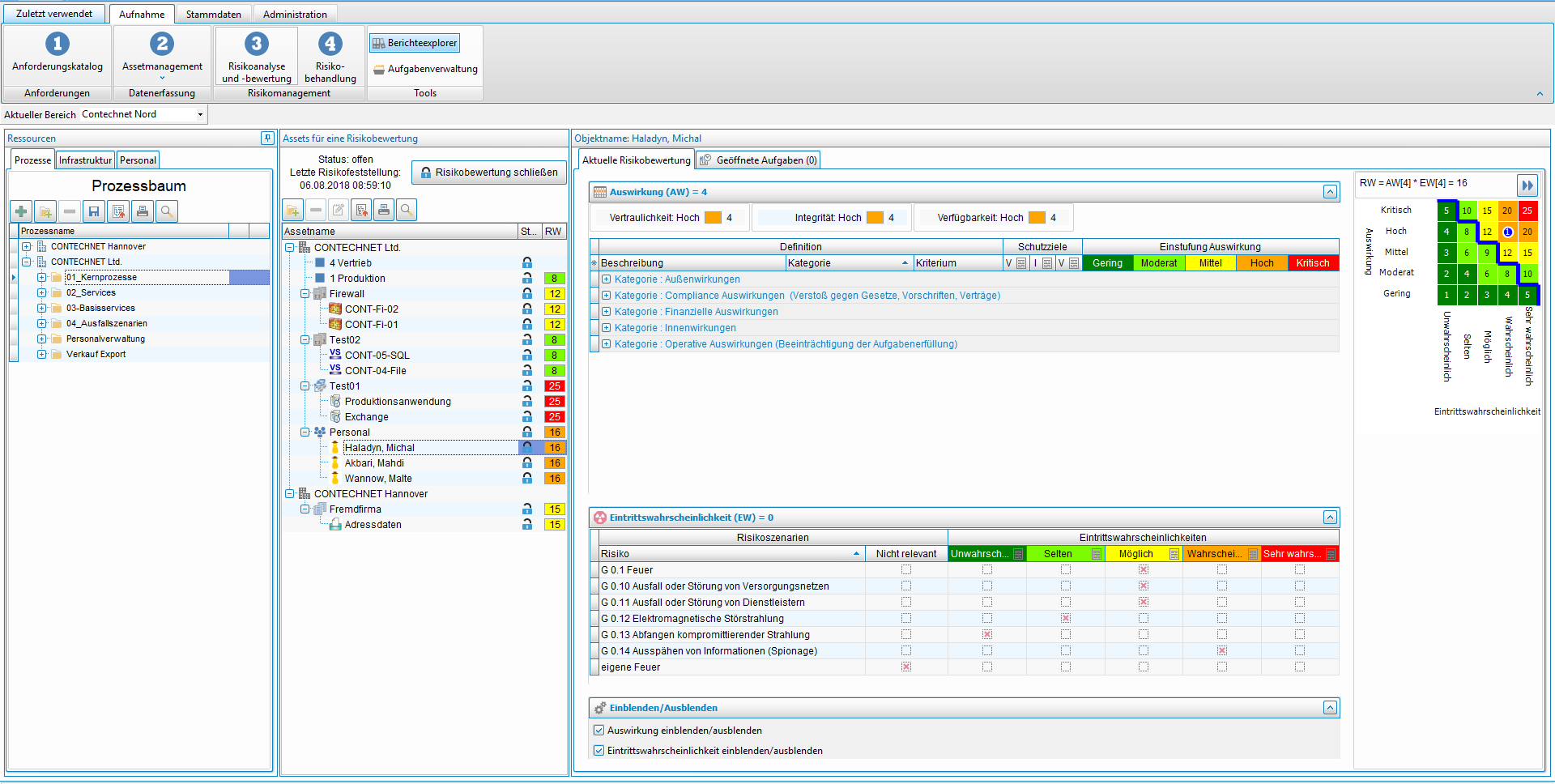 Risikoanalyse und -bewertung 7 Risikoanalyse und -bewertung