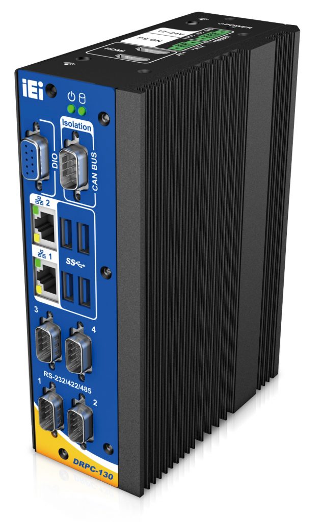 Dual-Core-Hutschienen-PC mit CAN-Bus 1 DRPC 130 AL frei