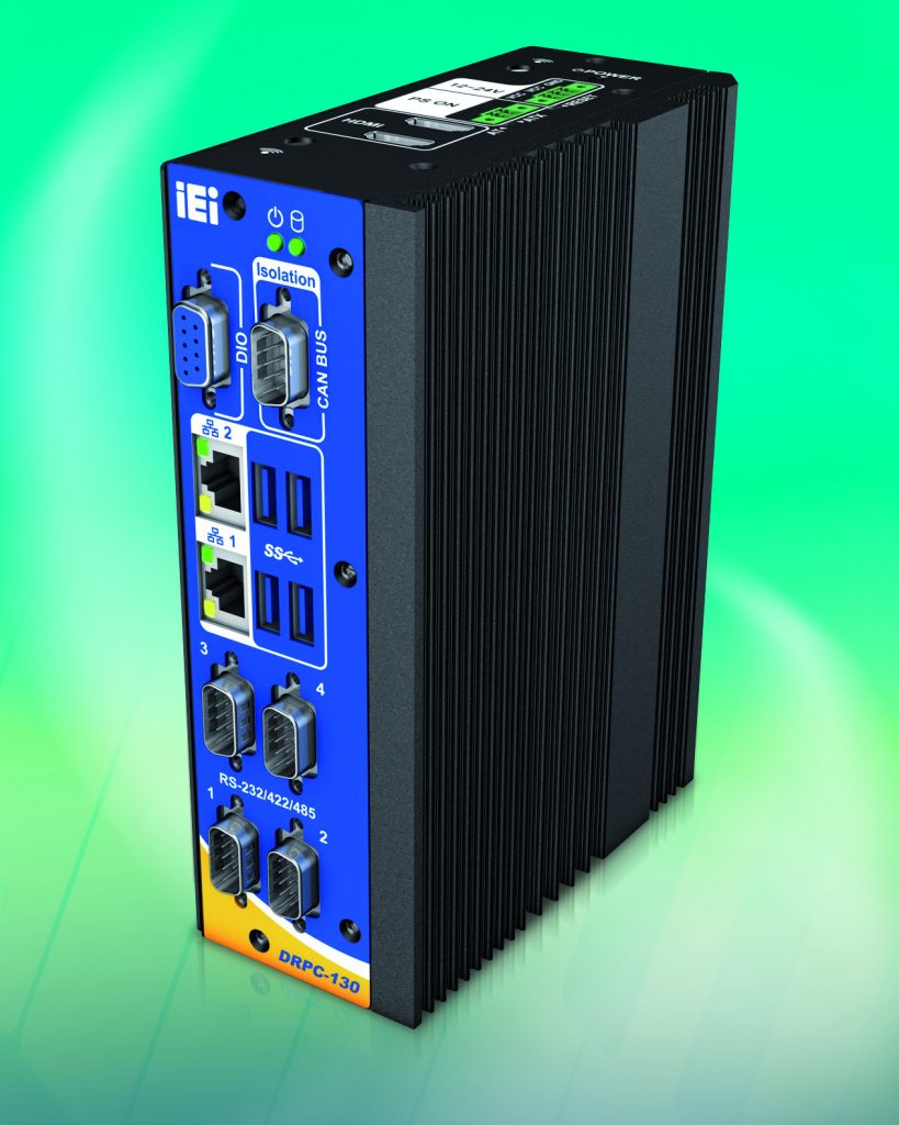 Dual-Core-Hutschienen-PC mit CAN-Bus 2 DRPC 130 AL mont