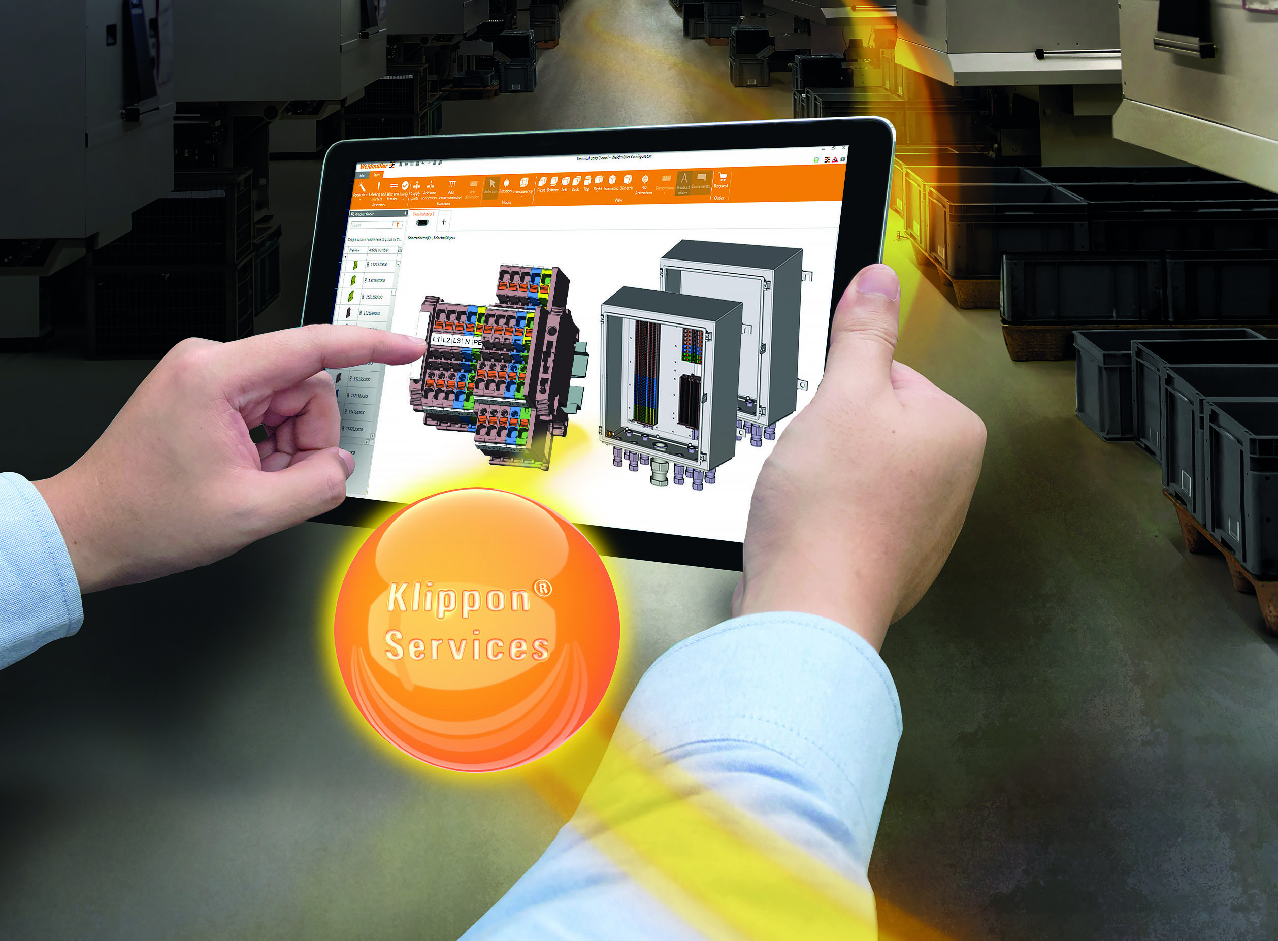 Konfigurator für Klemmen