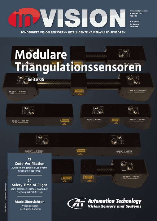 inVISION eMagazin '3D Vision-Sensoren & Smart Kameras' 3 inVISION eMagazin ‚3D Vision-Sensoren & Smart Kameras‘