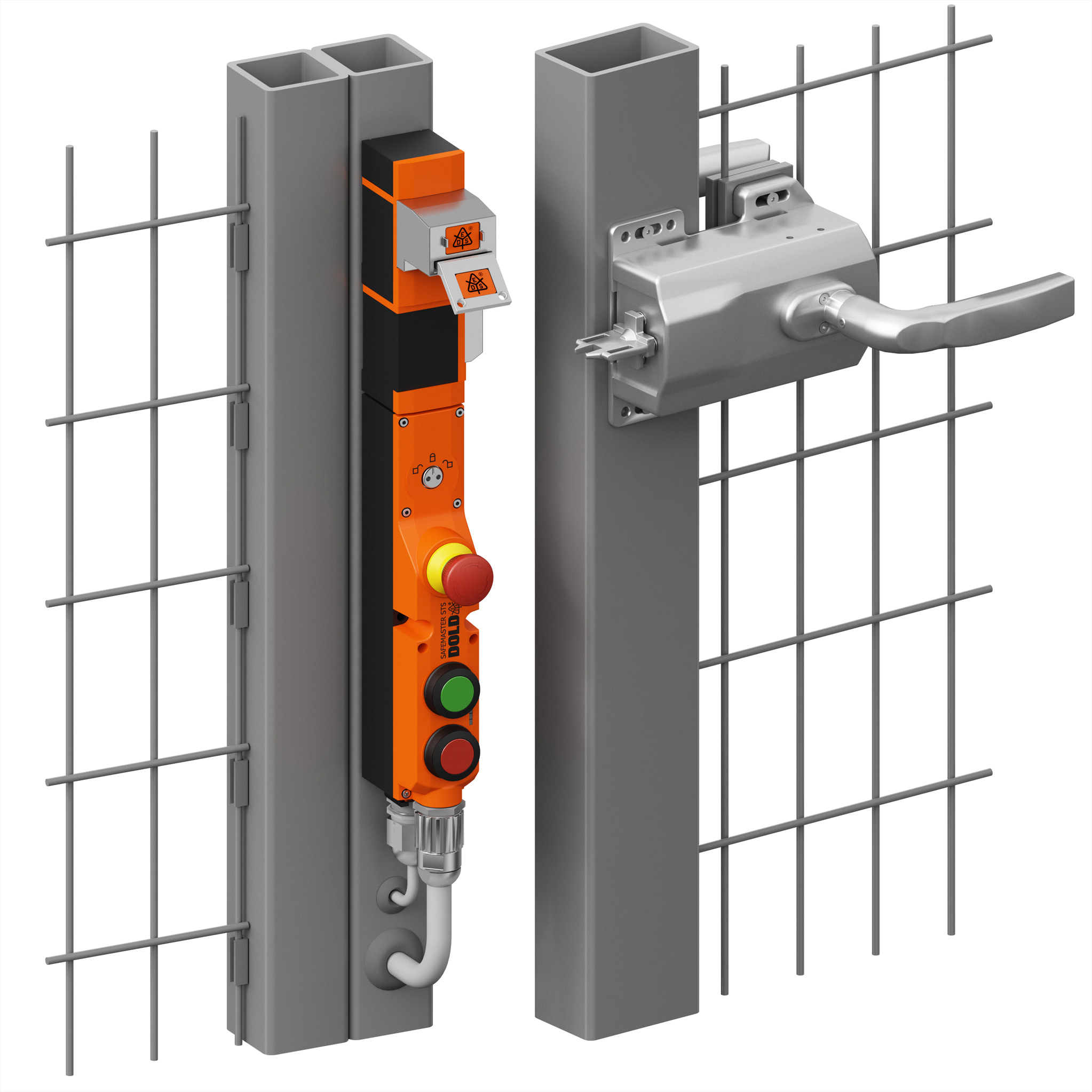 Ergonomisches Öffnen von Schutztüren