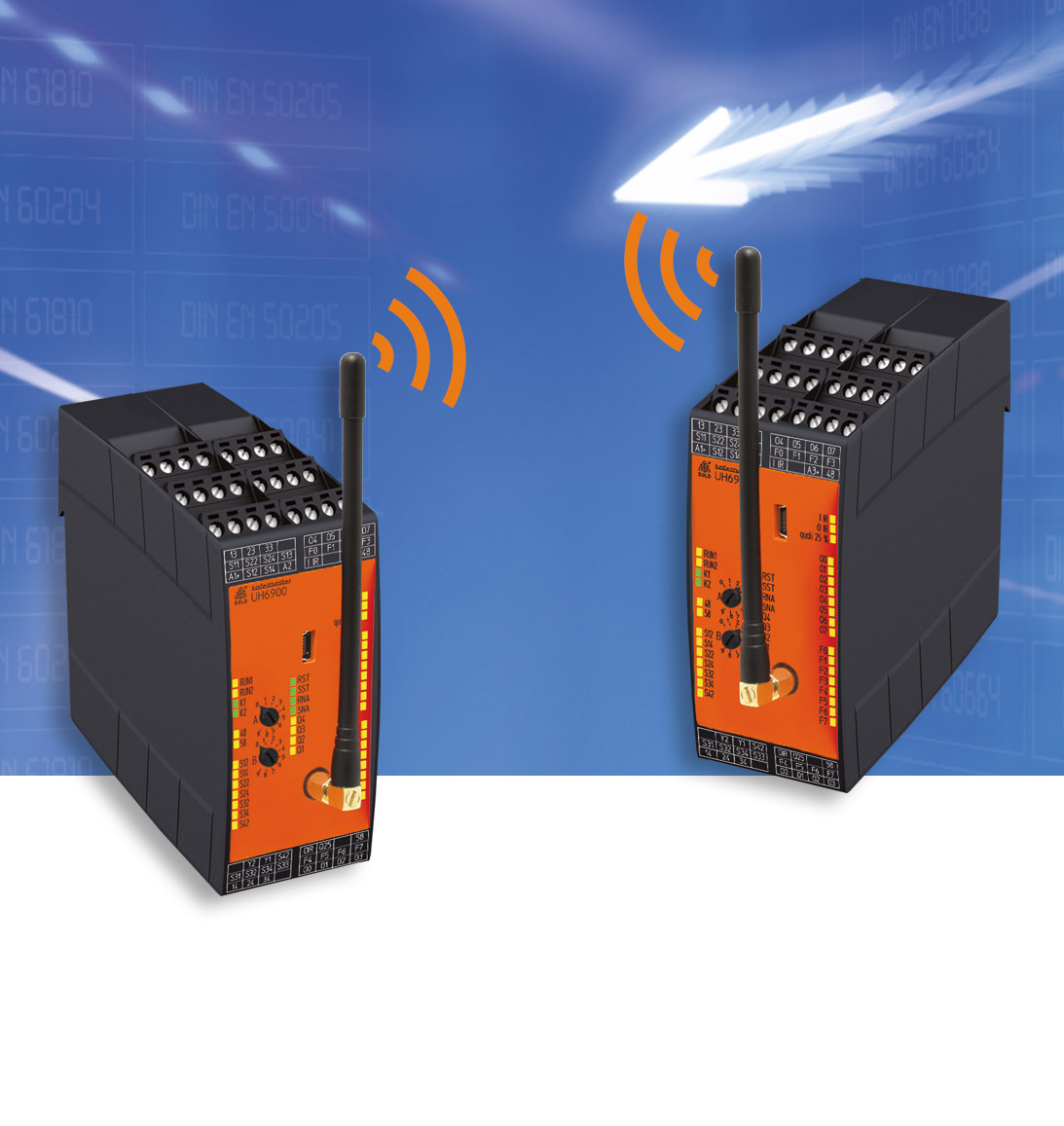 Wireless Safety System mit bidirektionaler Funkstrecke