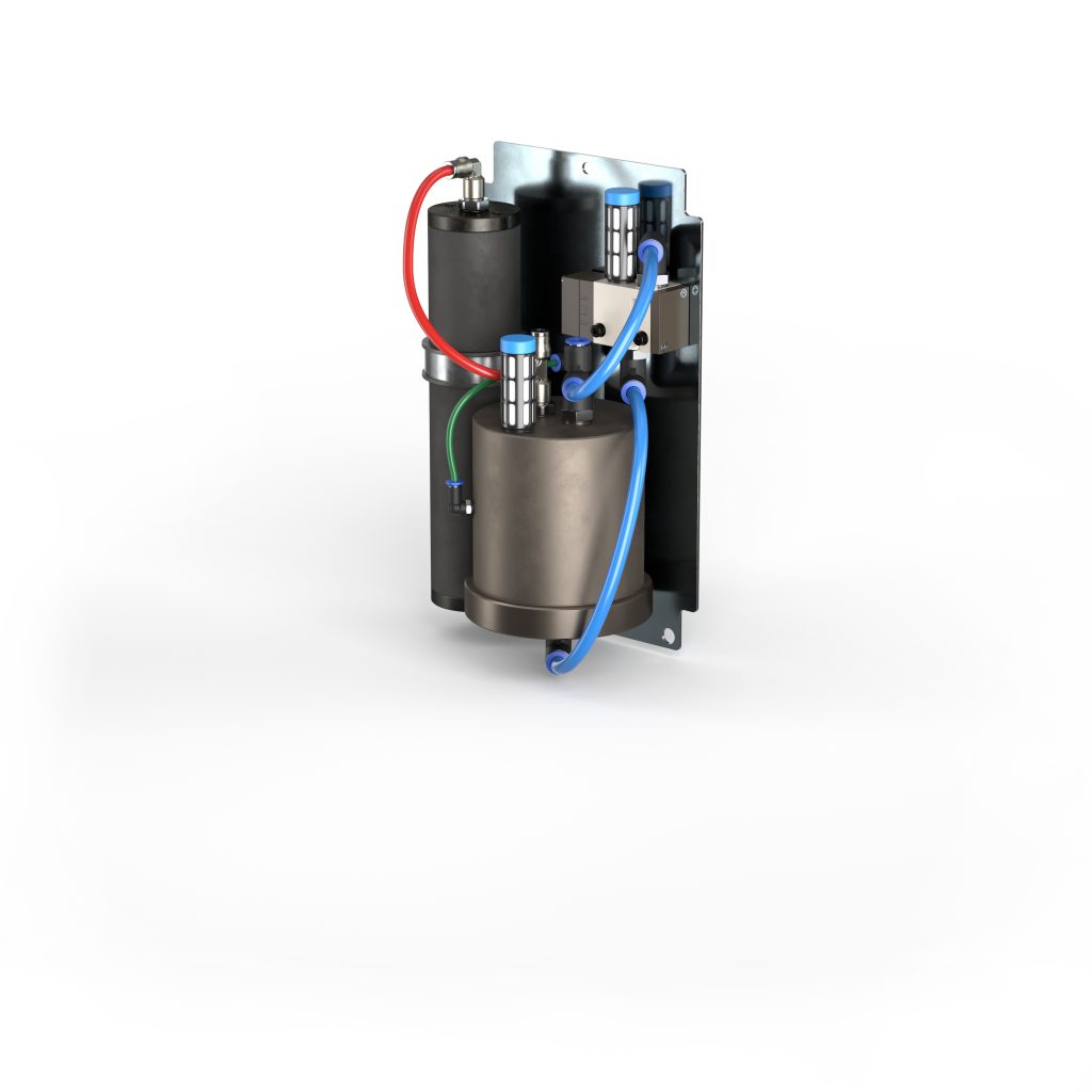 Haltebremse
mit Fail Safe 1 Druckbooster Energieeinsparung