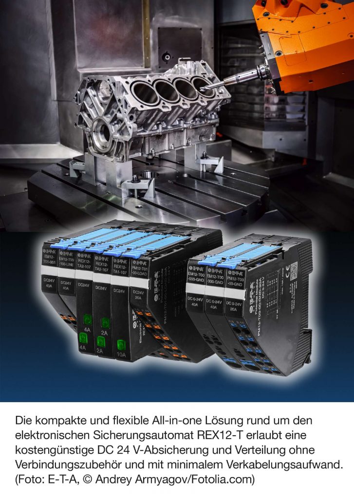 Kompaktes, flexibles Absicherungssystem für den Maschinenbau 1 E T A