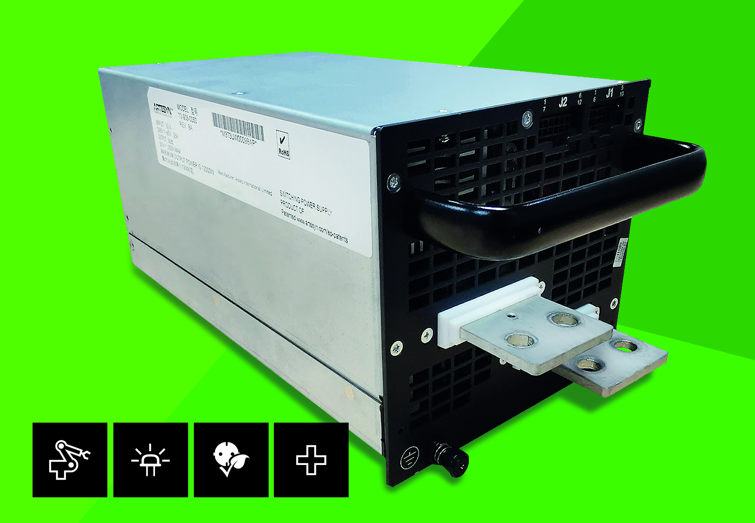 50VDC-Sekundärmodul mit 12kW Ausgangsleistung