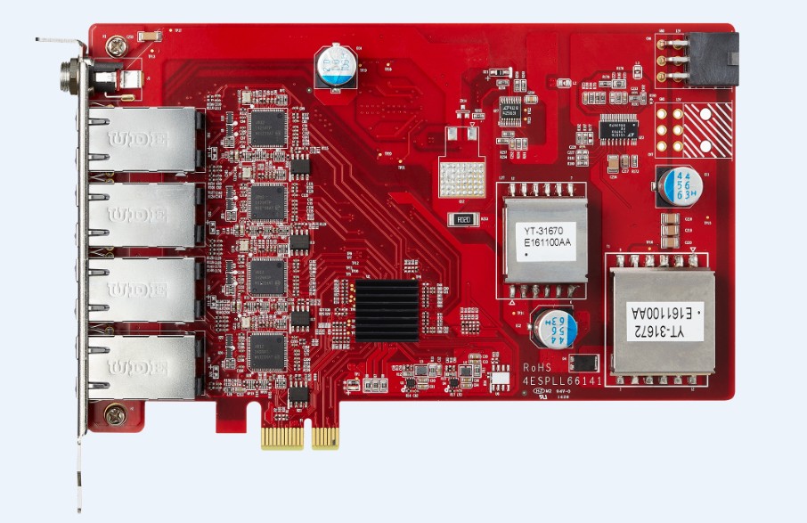 PoE-Erweiterungskarten für Industriesysteme