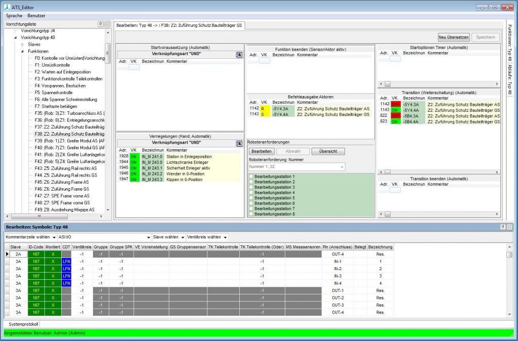 Programmierung von Spannprogrammen vereinfachen 1 Funktion in Bearbeitung