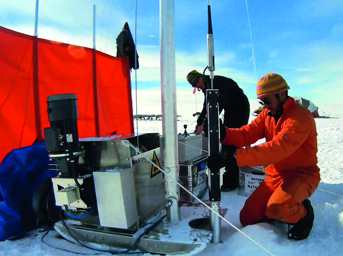 600 Meter unter dem Eis