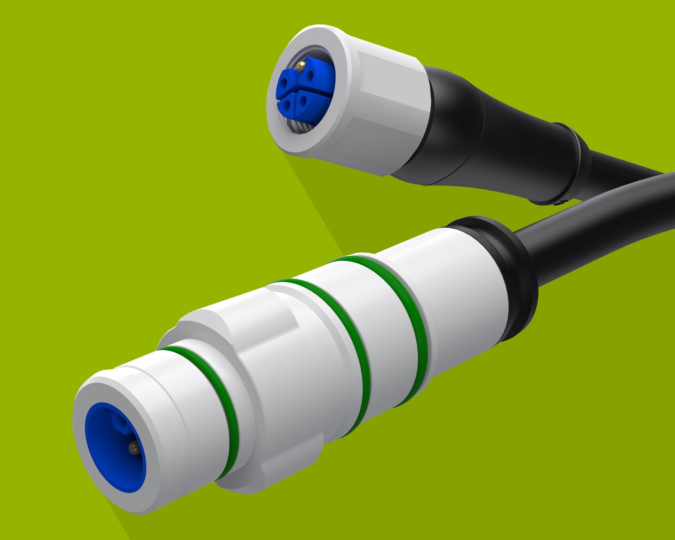 Powerstecker für hohe Leistung