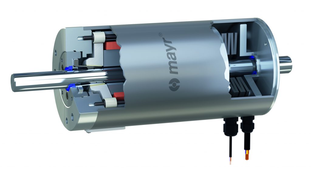 Bremse sensorlos überwachen 3 Die elektromagnetische Ausführung der bewährten Linearbremsen-Baureihe ROBA-linearstop ist für die Überwachung mit dem Modul ROBA-brake-checker zugelassen. Sie ist die einzige elektromagnetische Stangenbremse auf dem Markt.