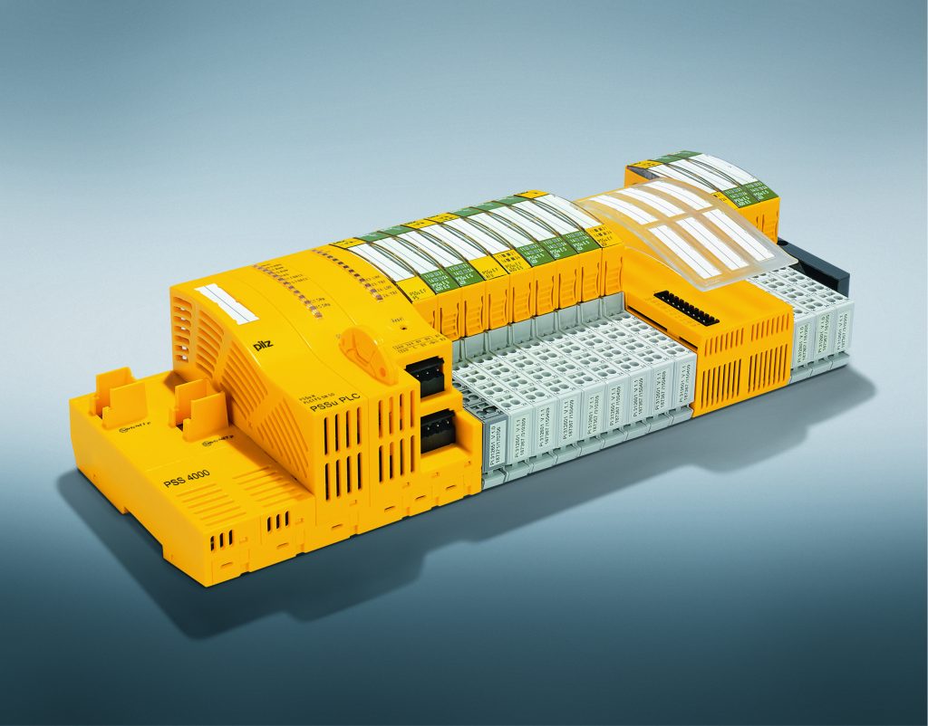Dem Druck Stand halten 3 Die Steuerungen PSSuniversal PLC sind die Allrounder im Automatisierungssystem PSS 4000 von Pilz. Einsetzen lassen sie sich als „klassische“ zentrale SPS-Steuerungen für Sicherheit und Automation – oder als verteiltes System.