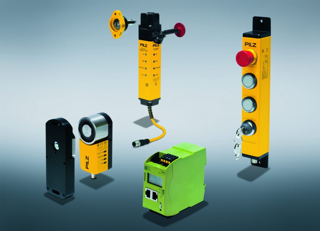 Diagnose immer 2 Mit dem Schutztürsystem PSENmlock und der Pilz-Diagnoselösung Safety Device Diagnostics können Türen per Einkabellösung verbunden und einzeln angesteuert werden.