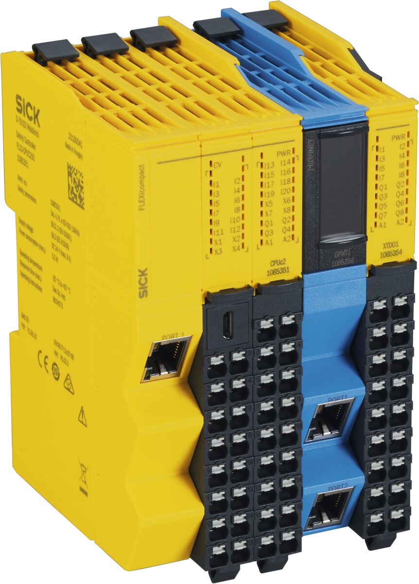 Sicherheitssteuerung mit Echtzeitdiagnose