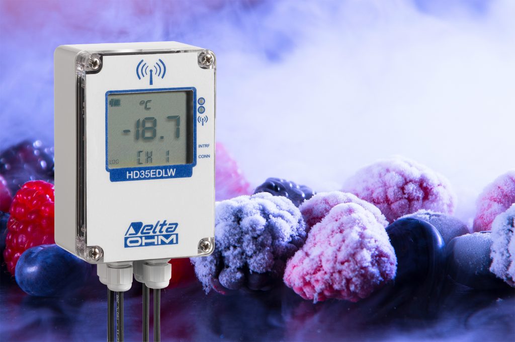 Datenlogger der verbindet 1 Daten aus mehreren Kühlhäusern werden mit dem HD35 Funk-Datenlogger zentral in einer Datenbank vor Ort zusammengefasst.