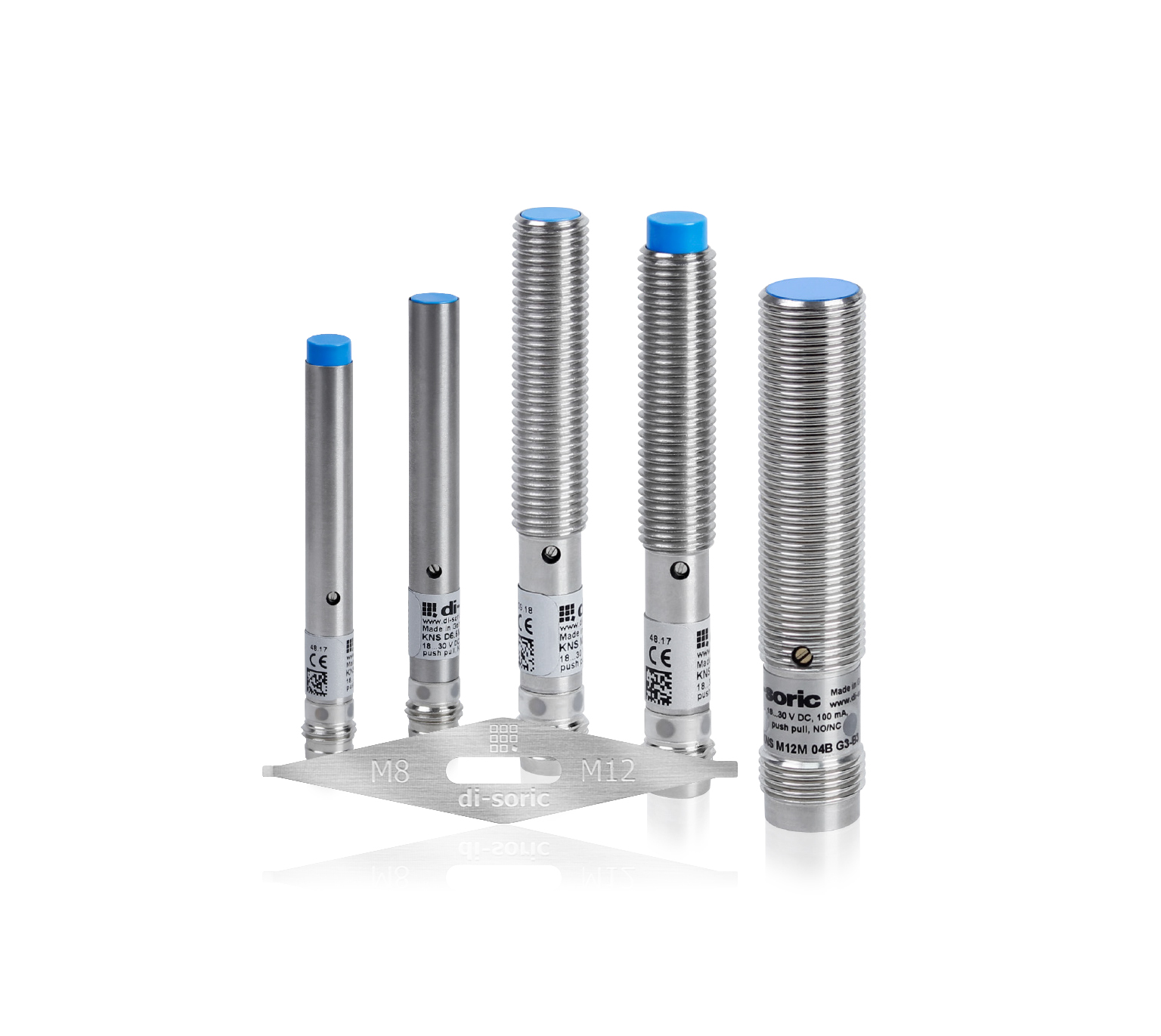 Kapazitive Sensoren mit verschiedenen Einbauformen