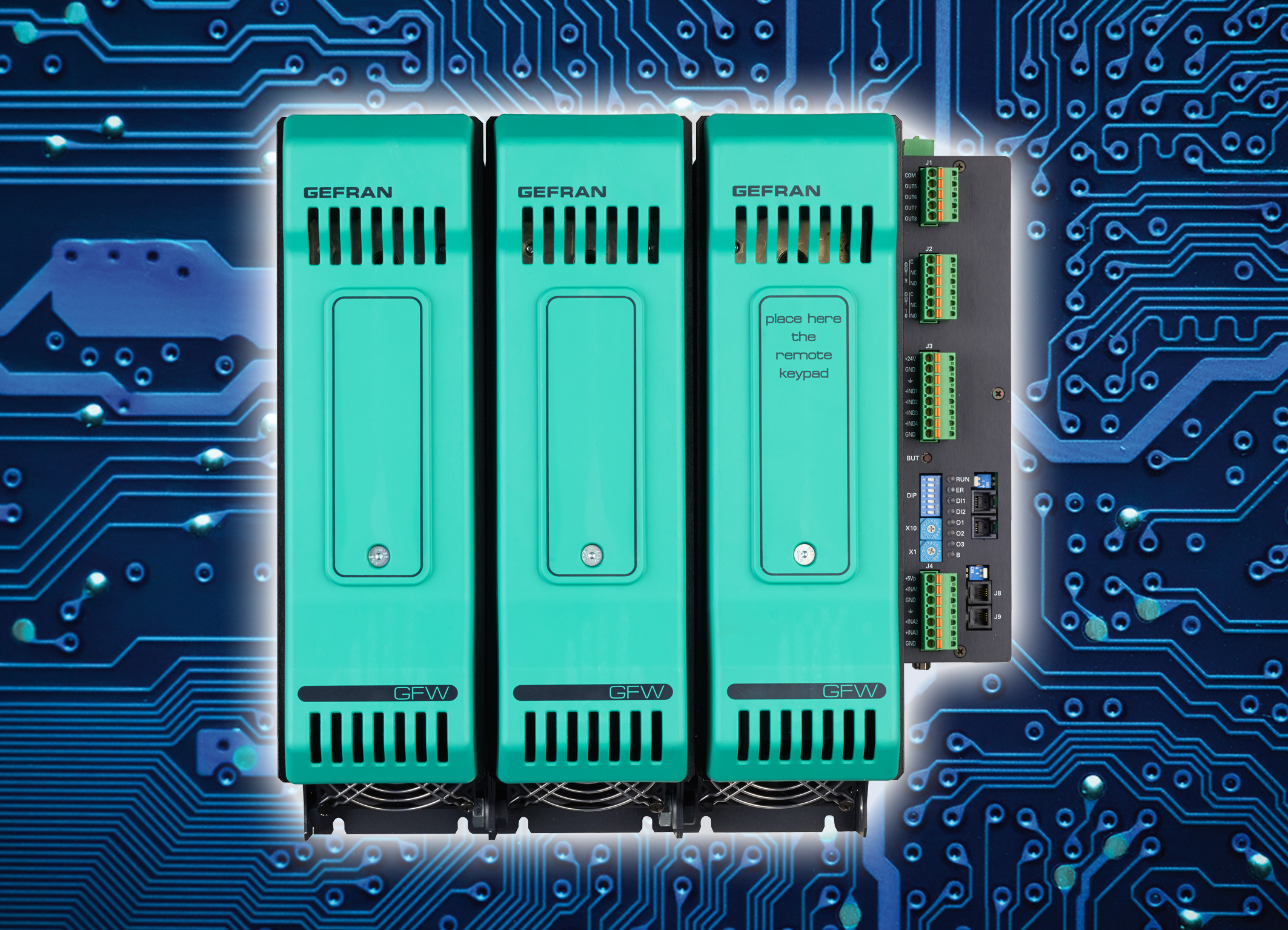 Leistungssteller zur Steuerung ein-, zwei- und dreiphasiger Lasten