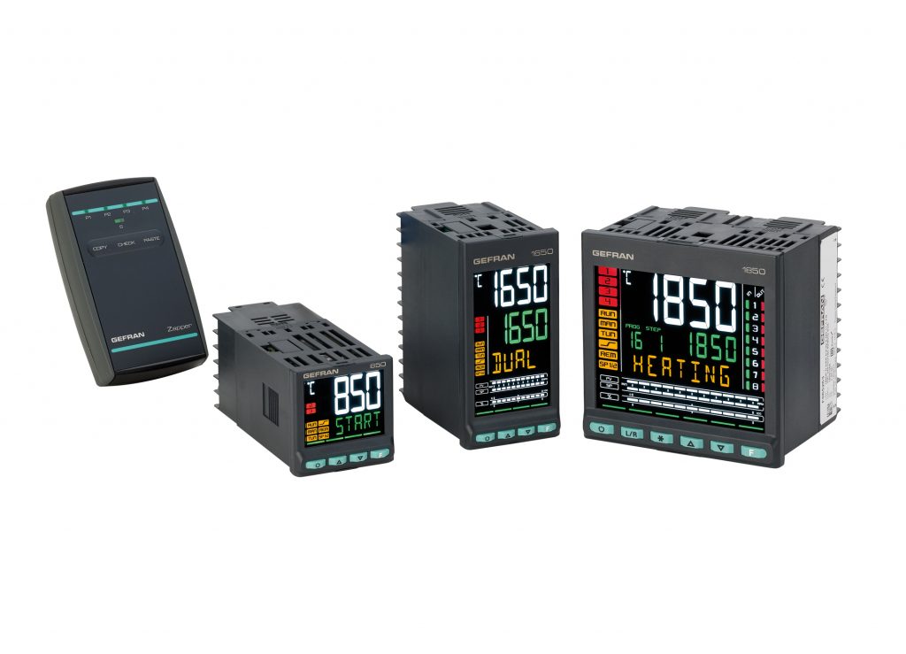 Zweikanalige Temperaturregler mit Sollwertrampe 2 Die ein- oder zweikanaligen Regler und Programmregler der Serie Performance von Gefran sind in den drei Versionen 850/1650/1850 lieferbar. Sie sind einfach zu konfigurieren und umfassend personalisierbar