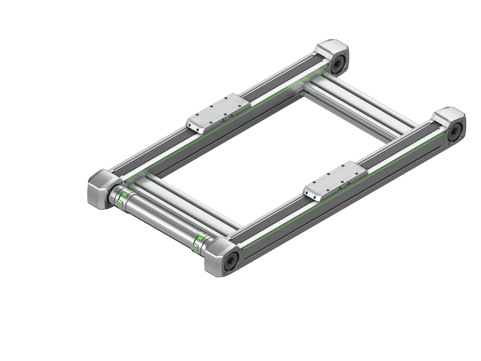 Doppelachsen für hohe Momentenbelastung und große Lasten