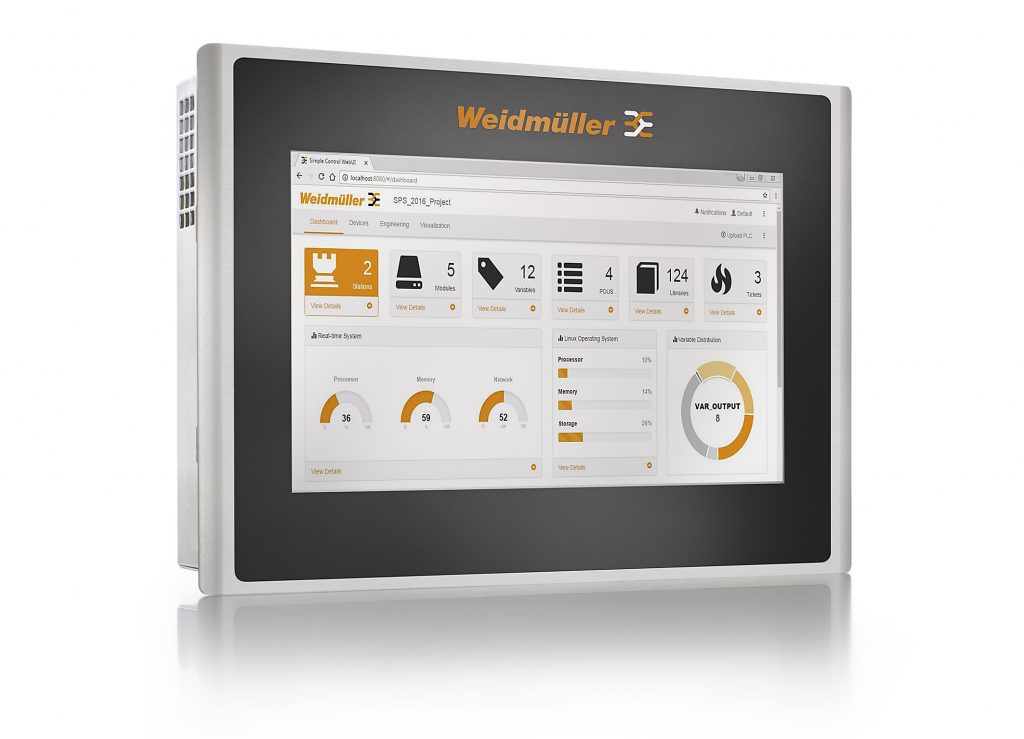 Automatisierungsbaukasten für den Maschinen- und Anlagenbau 3 Weidmüller „u-mation“: „u-view“ – Moderne Bediengeräte (HMI’s) sind ein weiterer Bestandteil im Automatisierungsportfolio von „u-mation“.