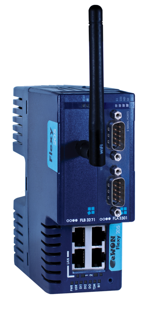 IIoT-Gateway als sichere Lösung für den Fernzugriff 1 HMS eWON Flexy 205