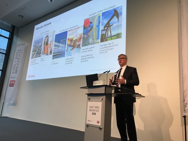 Early Bird Breakfast mit Rockwell-CEO Blake Moret