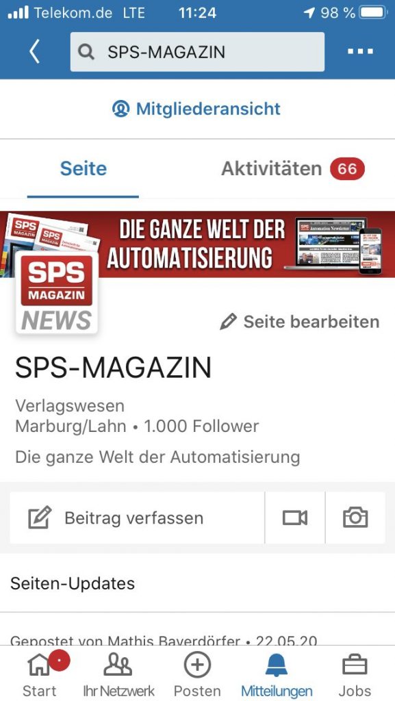 1.000 Follower auf LinkedIn 1 IMG 2730