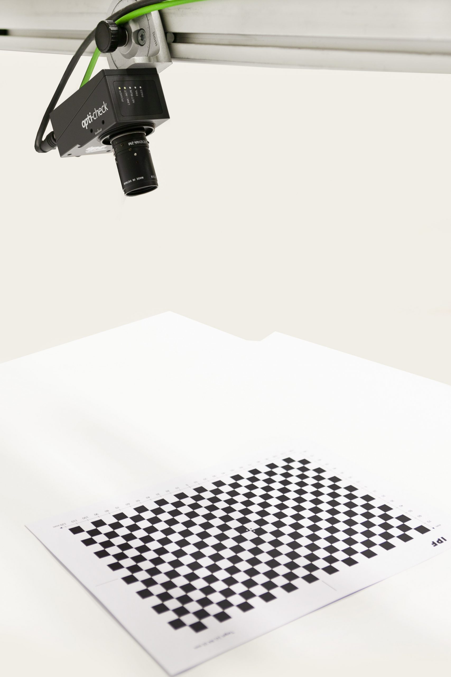 Kalibrier-Target für Profinet-Kameras