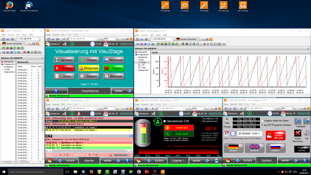 Lizenzkostenbremse für S7-Projekte 2 Auszug aus der Software ServiceStage mit Diagnosepuffer, Update, Backup und Know-how-Schutz