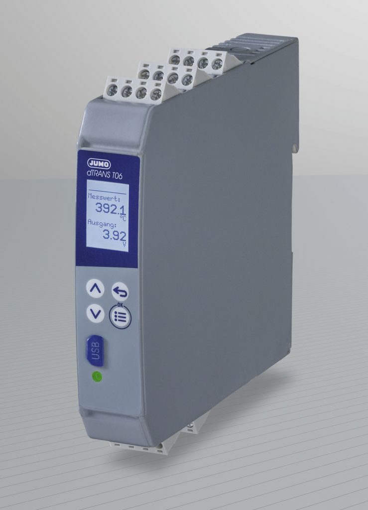 Präzise Temperaturmessung mit SIL-Option 1 Der universelle Messeingang mit 22-Bit Auflösung sorgt für höchste Messpräzision.