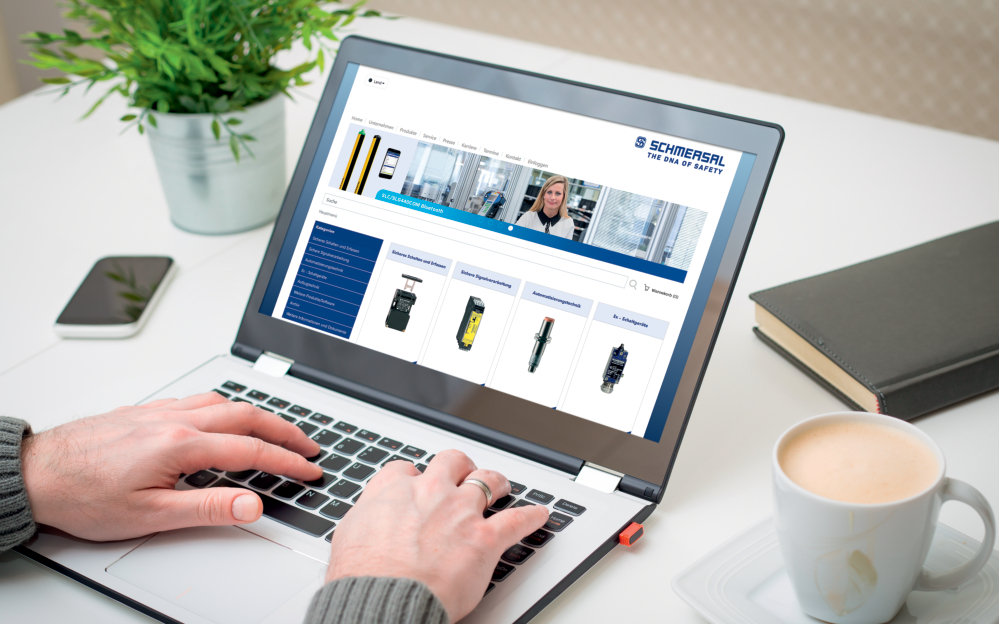 Neuer Online-Shop für Maschinensicherheit