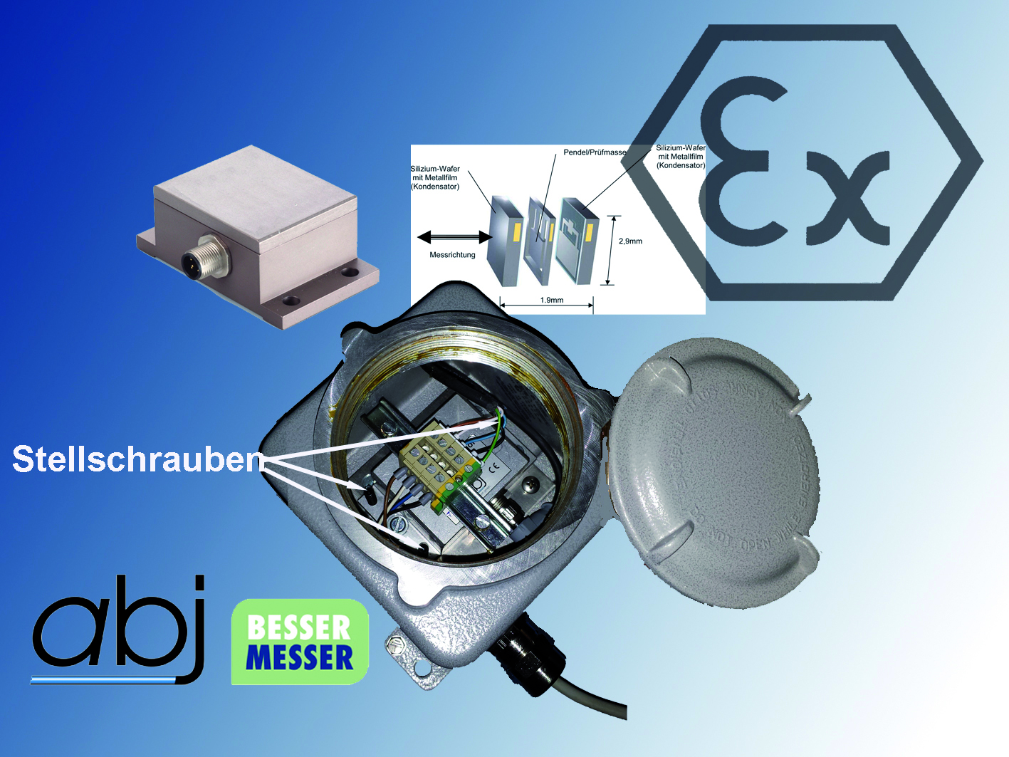 Neigungssensoren für den EEx-Bereich