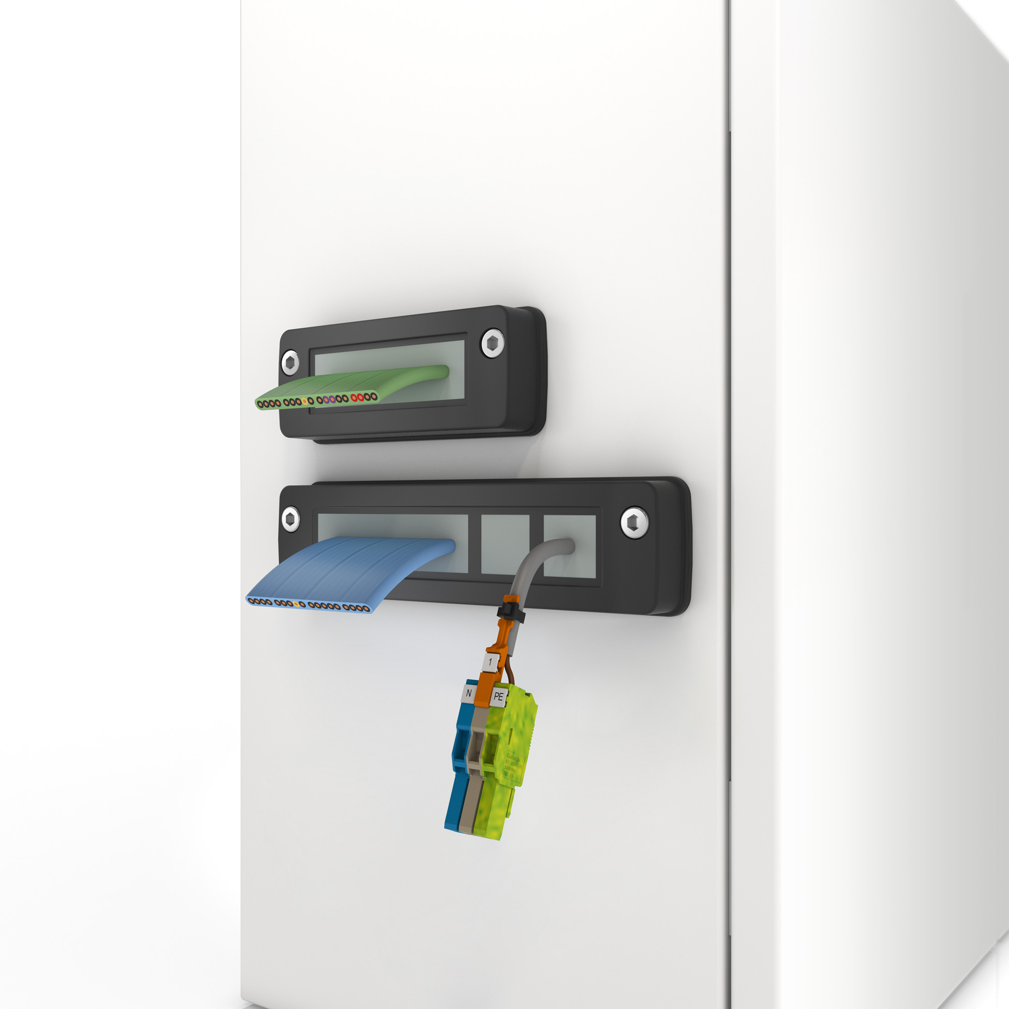 Durchführungssystem für Flachleitungen 10 Durchführungssystem für Flachleitungen