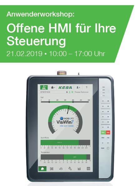 Offenes HMI für industrielle  Steuerungen