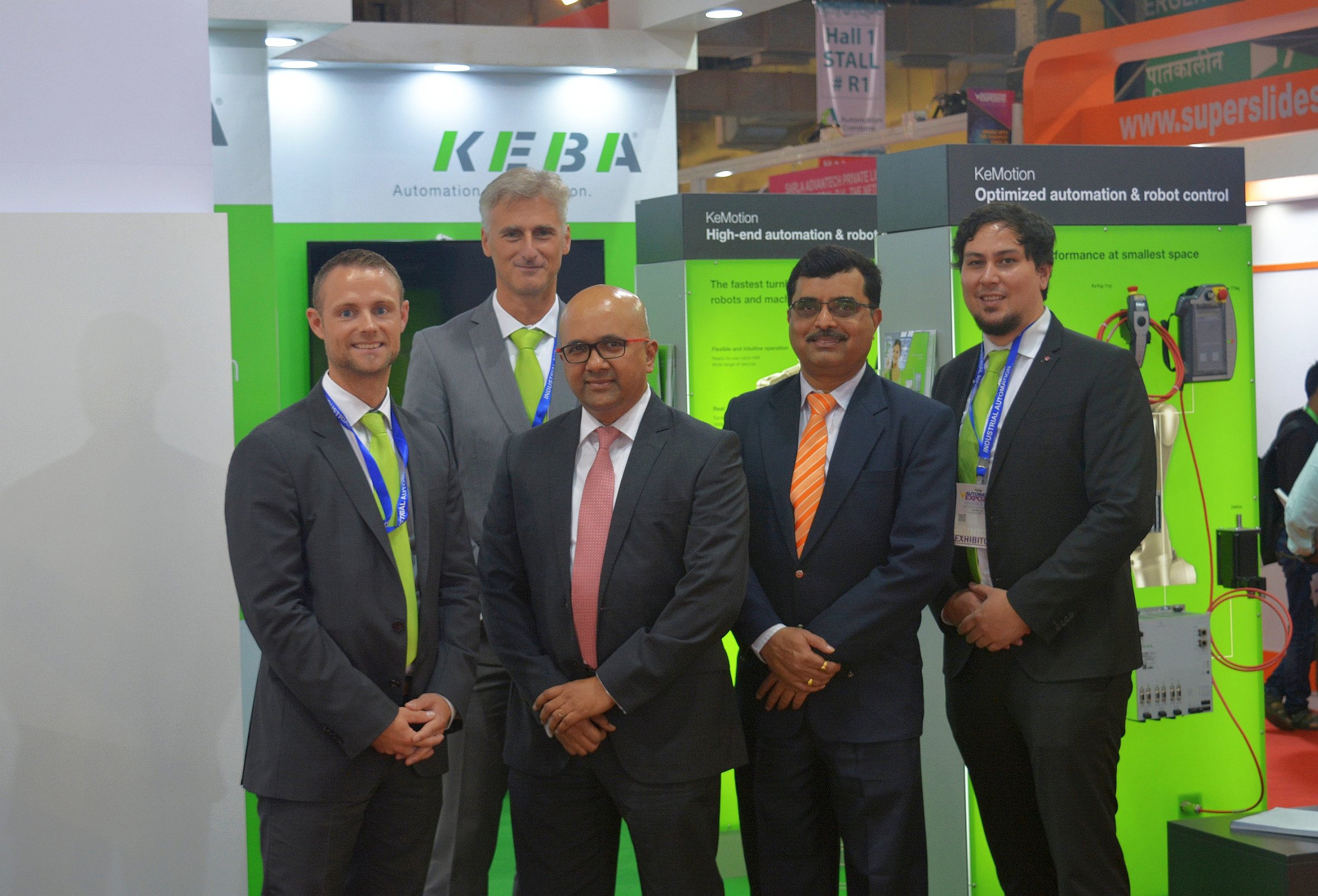 Keba mit Niederlassung in Indien