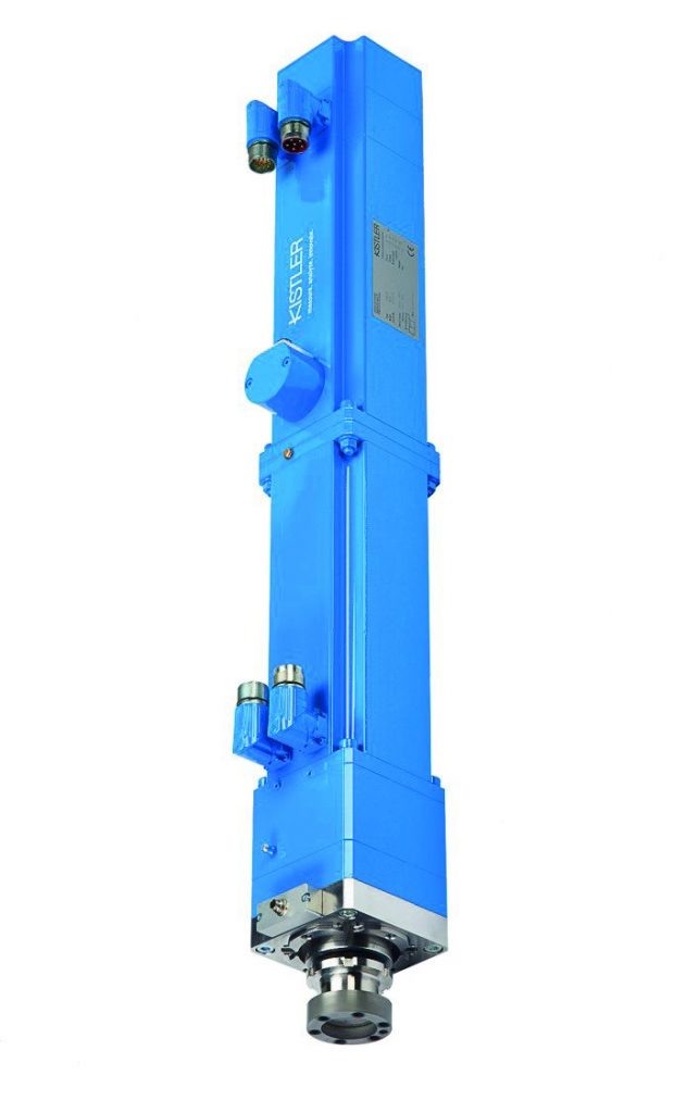 Elektromechanische Fügesysteme 1 Das Fügemodul NCFR bietet Flexibilität bei Einpressvorgängen mit Drehanteil durch integrierte Kraft-Weg- und Drehmoment-Drehwinkel-Sensoren.