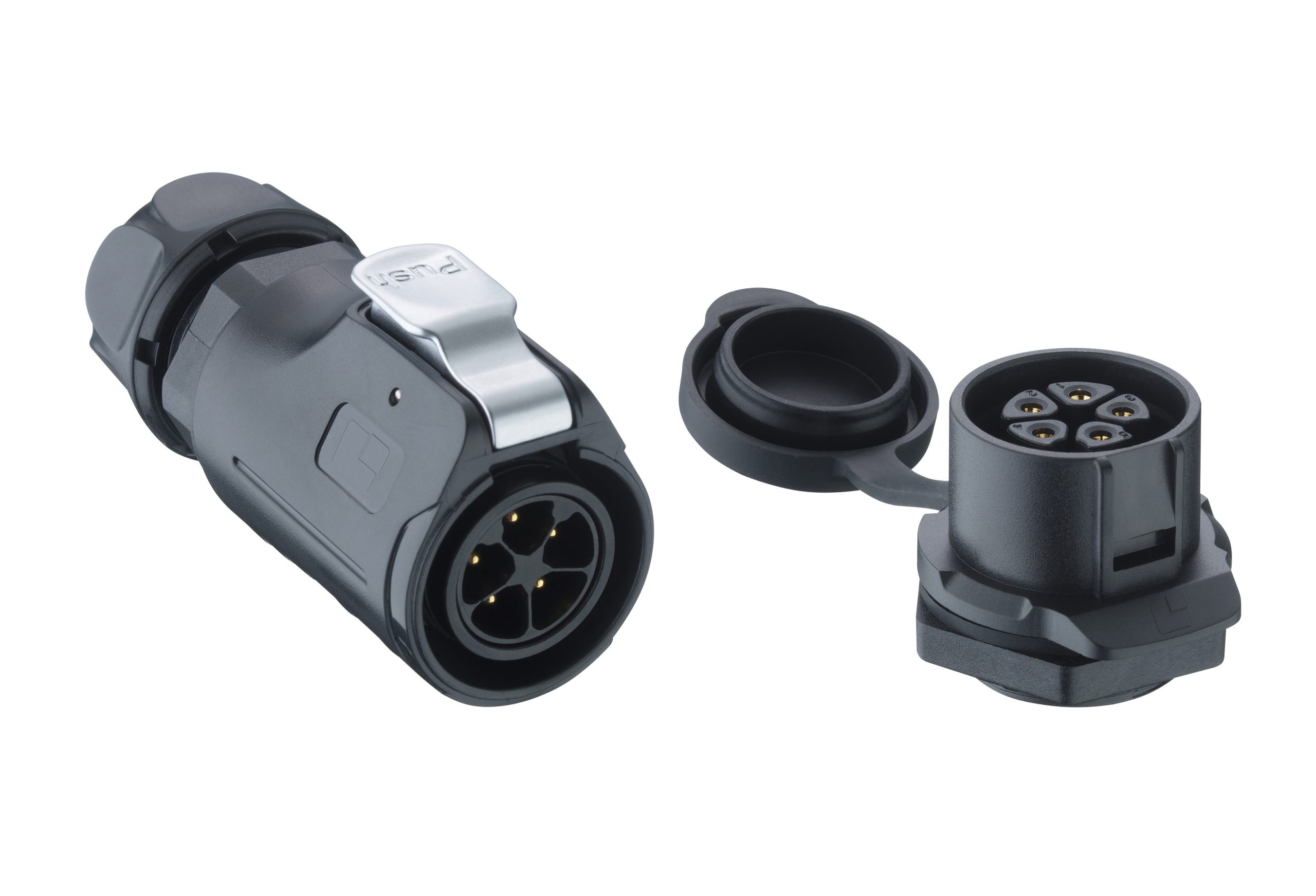 IP67-Rundsteckverbinderbis 20A Stromstärke