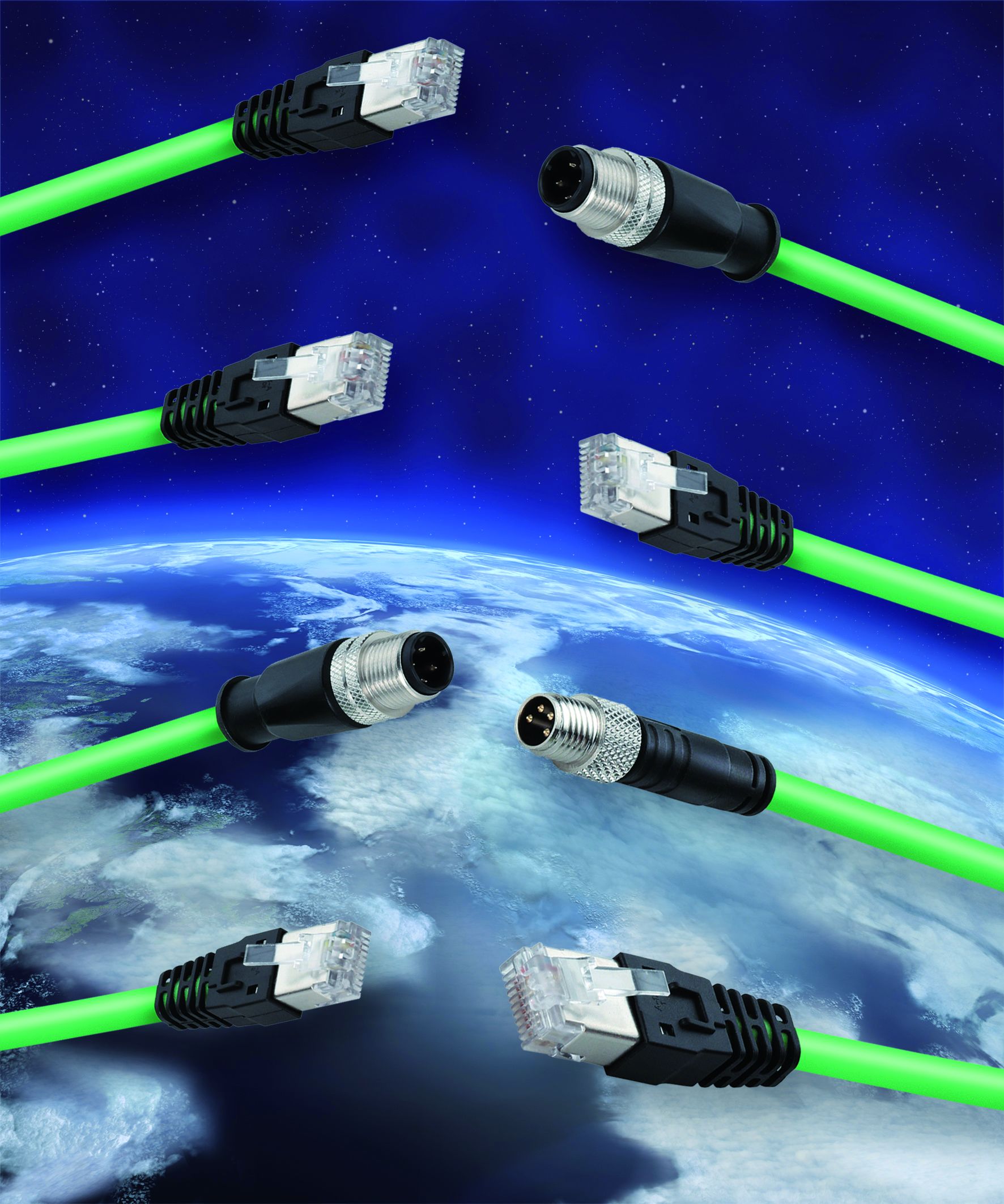 Konfektionierte Netzwerkleitungen für Industrial Ethernet