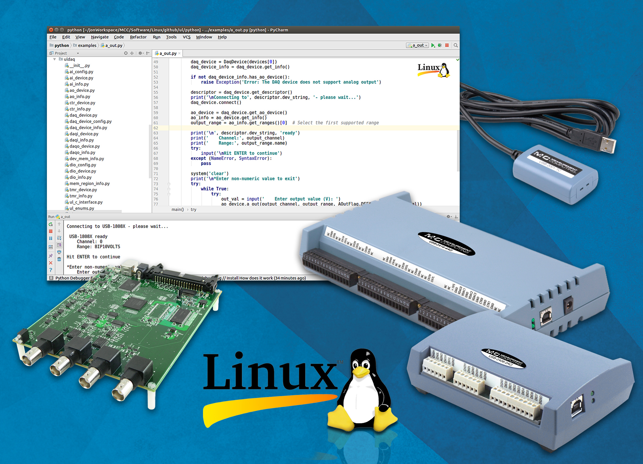 Messgeräte mit Linux-Support
