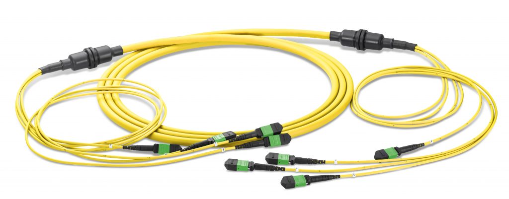 System für die strukturierte paralleloptische Datenübertragungsverkabelung 2 MTP Breakout 48F OM4 mit VTK SM