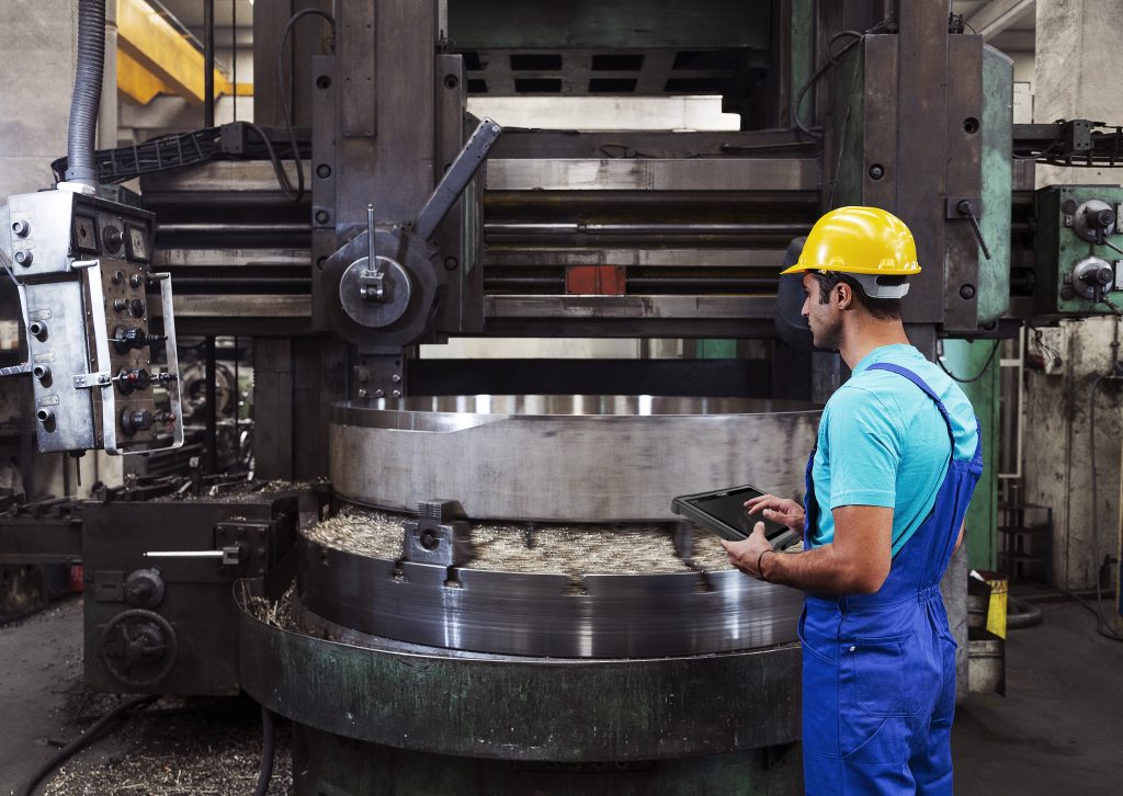 Eigensicheres Tablet 1 Manual Worker Checking