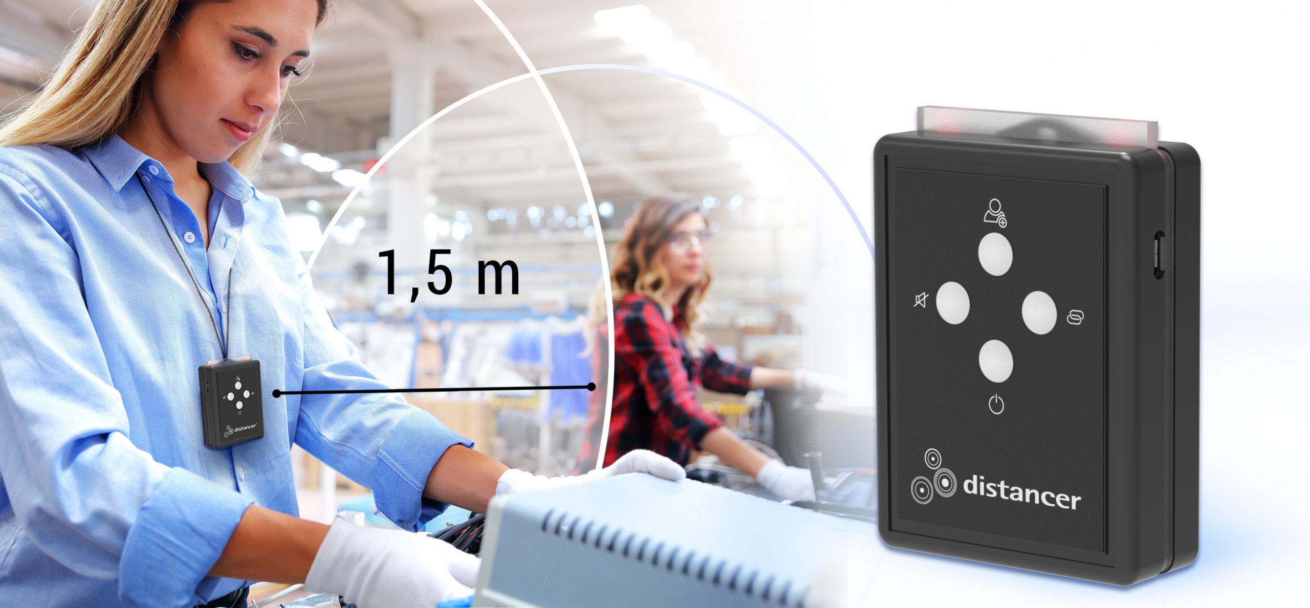 Distanzmesser für die Einhaltung von Abständen 9 Distanzmesser für die
Einhaltung von Abständen