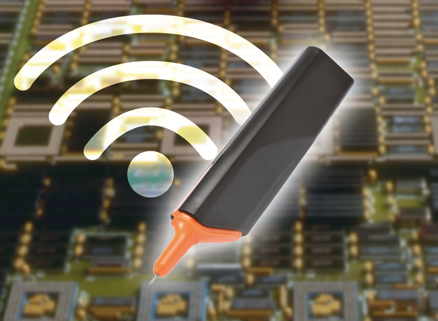 Drahtloses Oszilloskop und Tastkopf in einem