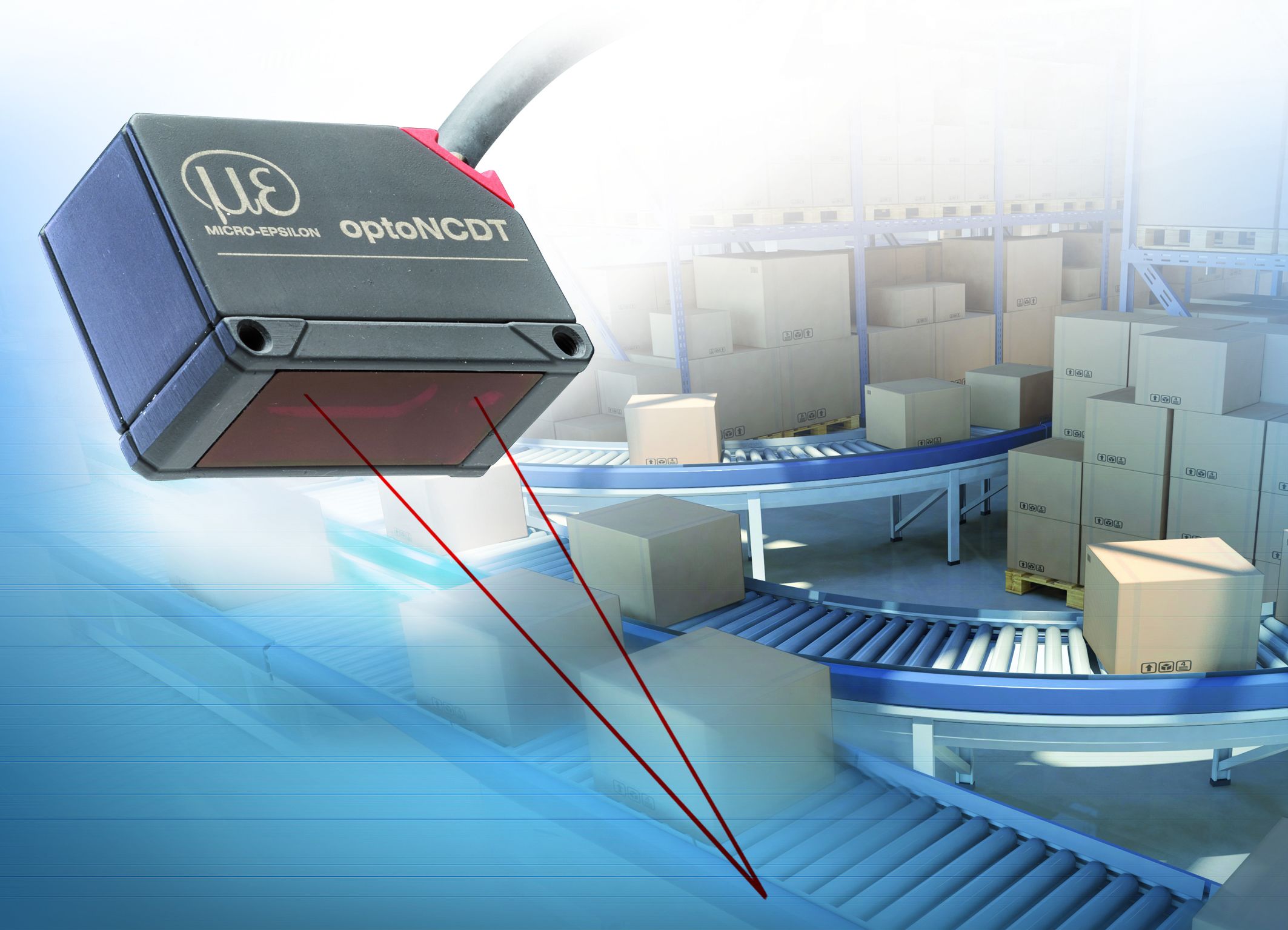 Laser-Sensor mit 500mm-Messbereich 3 Laser-Sensor mit 500mm-Messbereich