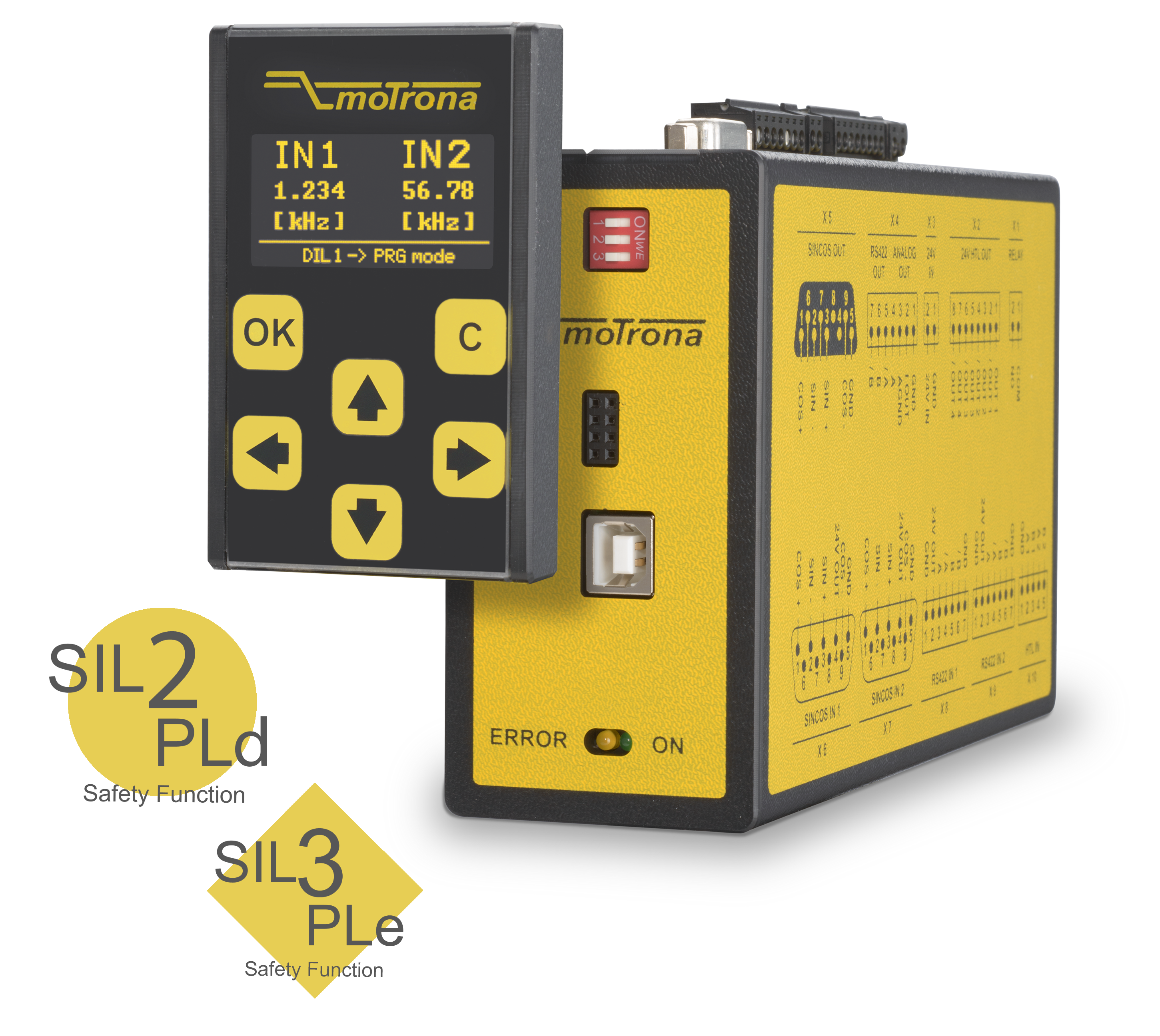 Zertifizierte Drehzahlwächter für Inkrementalgeber und Sensoren 3 Zertifizierte Drehzahlwächter für Inkrementalgeber und Sensoren