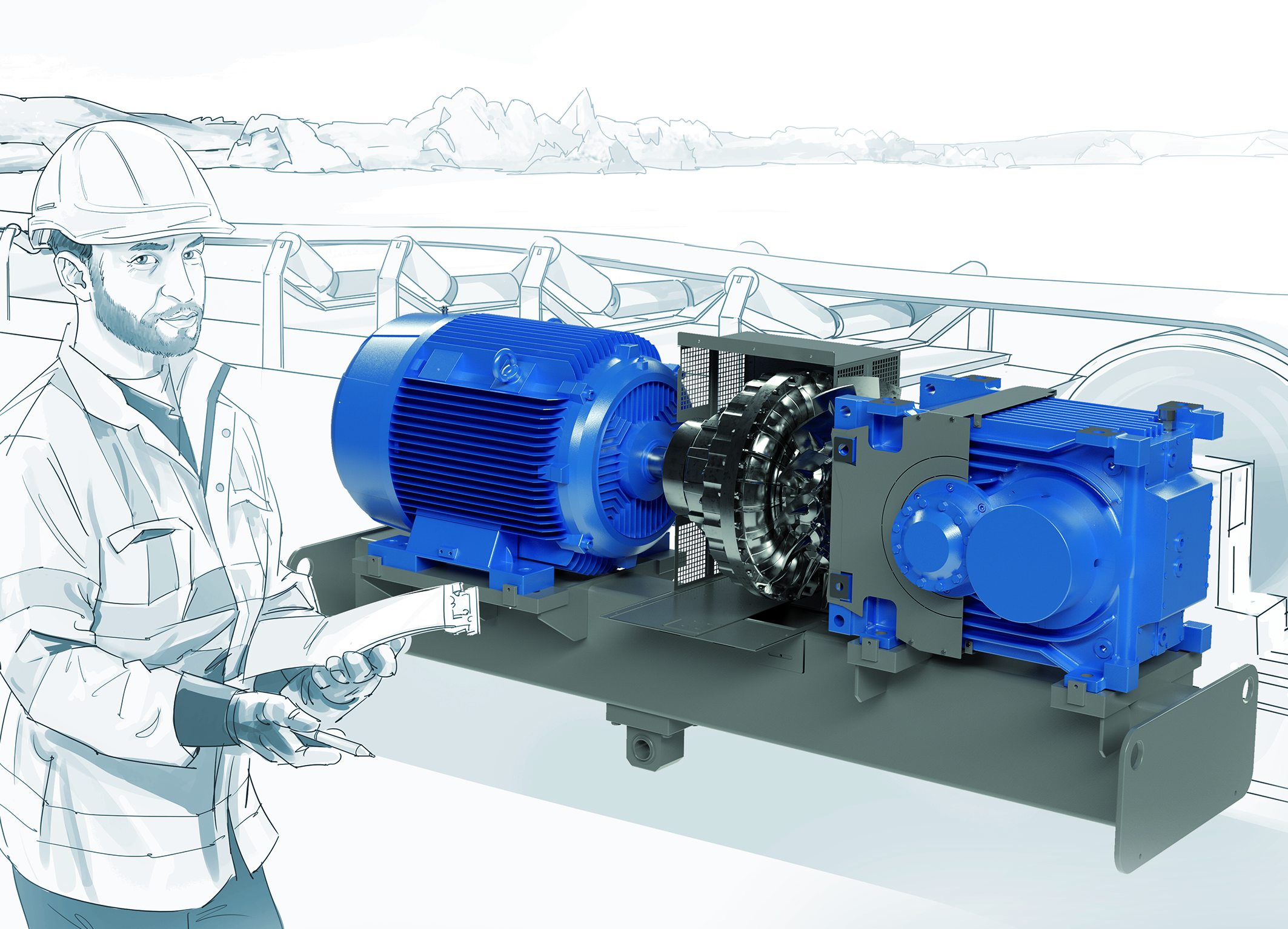 Kegelstirnrad-Getriebe für Heavy-Duty-Einsätze