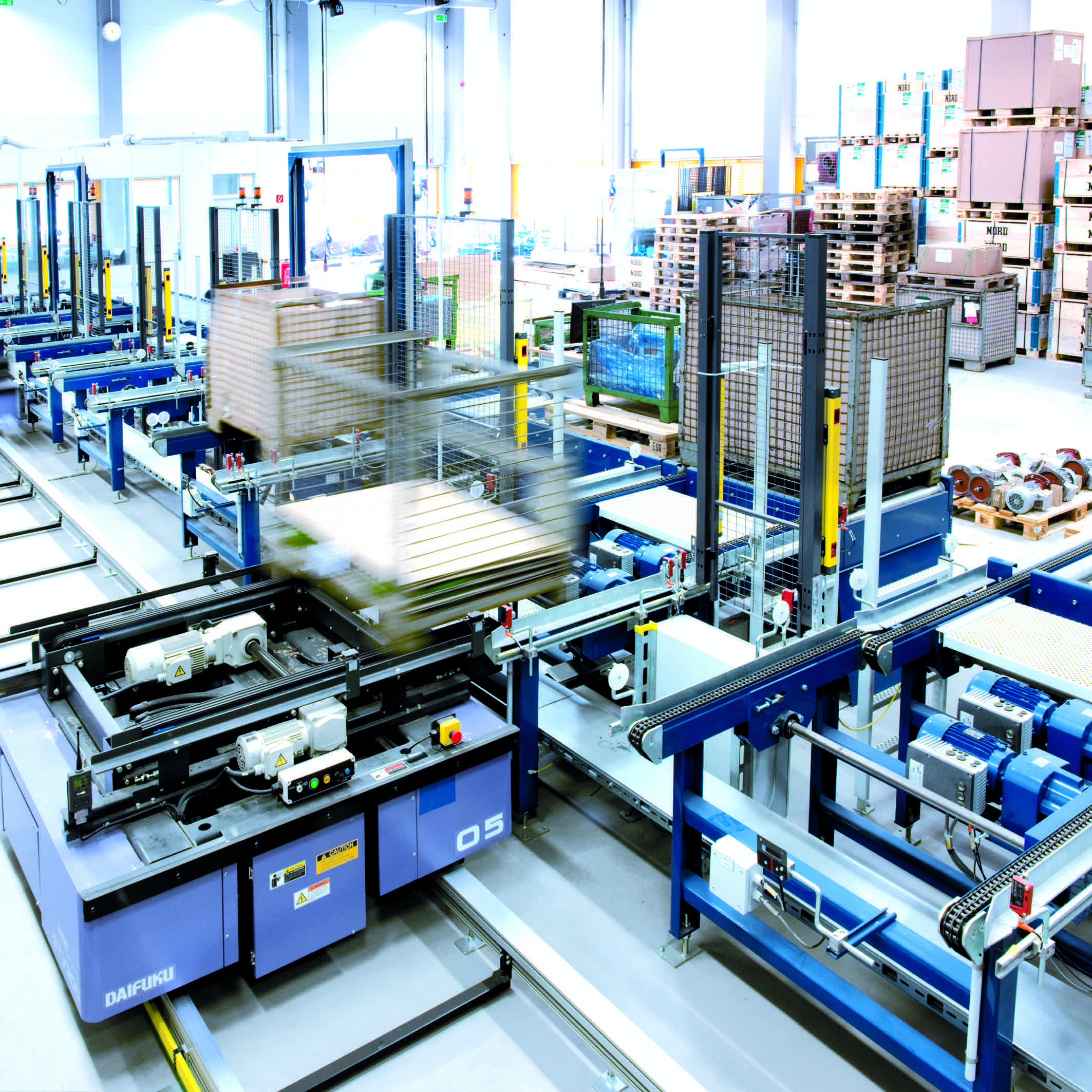 Antriebslösung für Palettenfördertechnik 6 Antriebslösung für Palettenfördertechnik